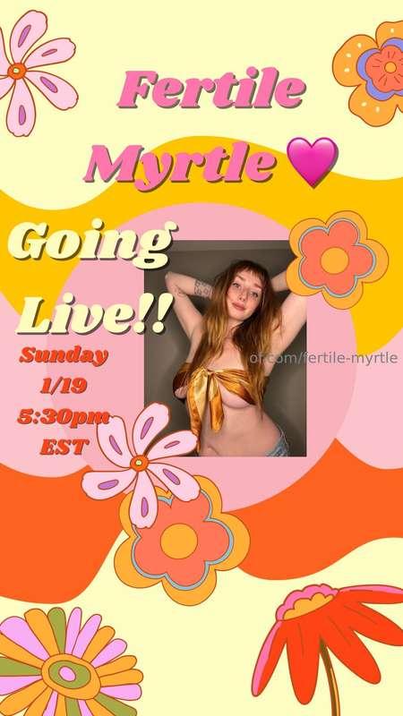 Join me tomorrow!! 💞✨