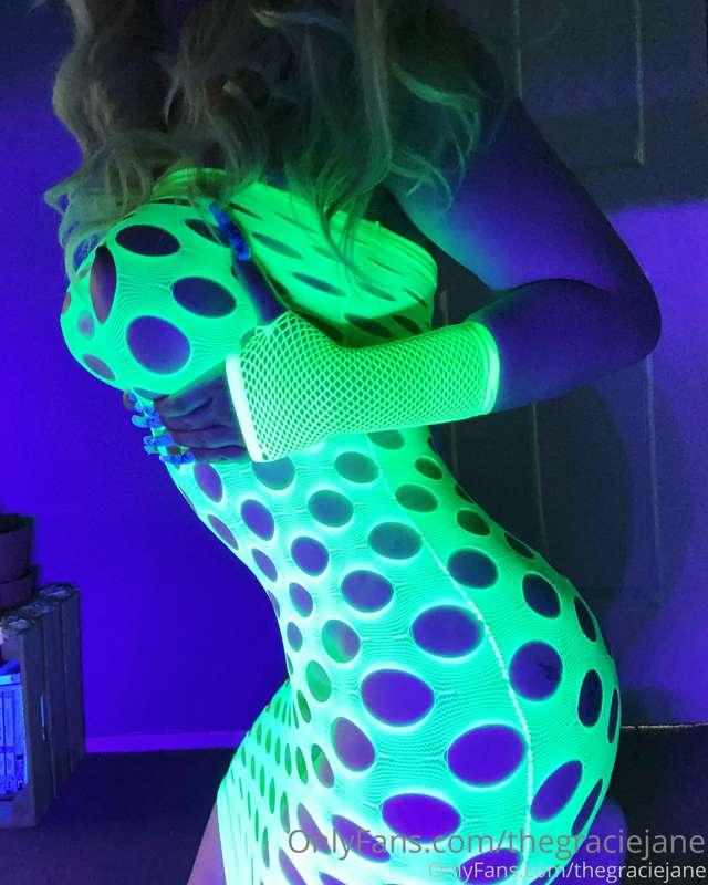 This glow dress is the only thing between me and a very bad ..