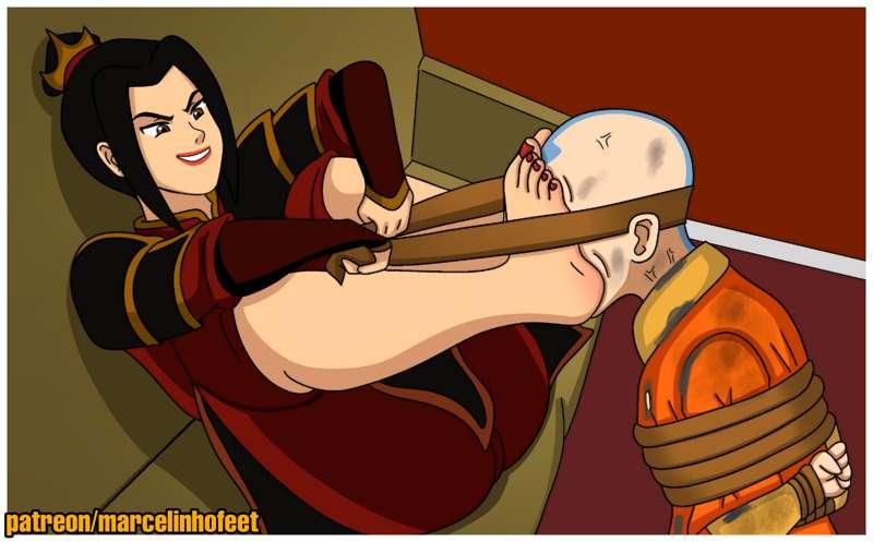 Azula Stepping On The Face