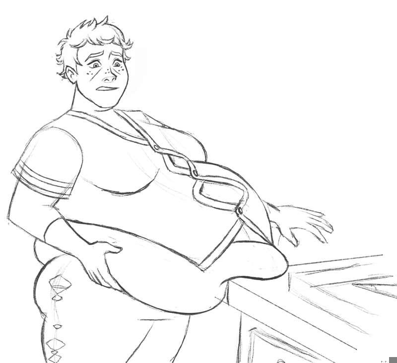 WIP - Zack’s belly issue