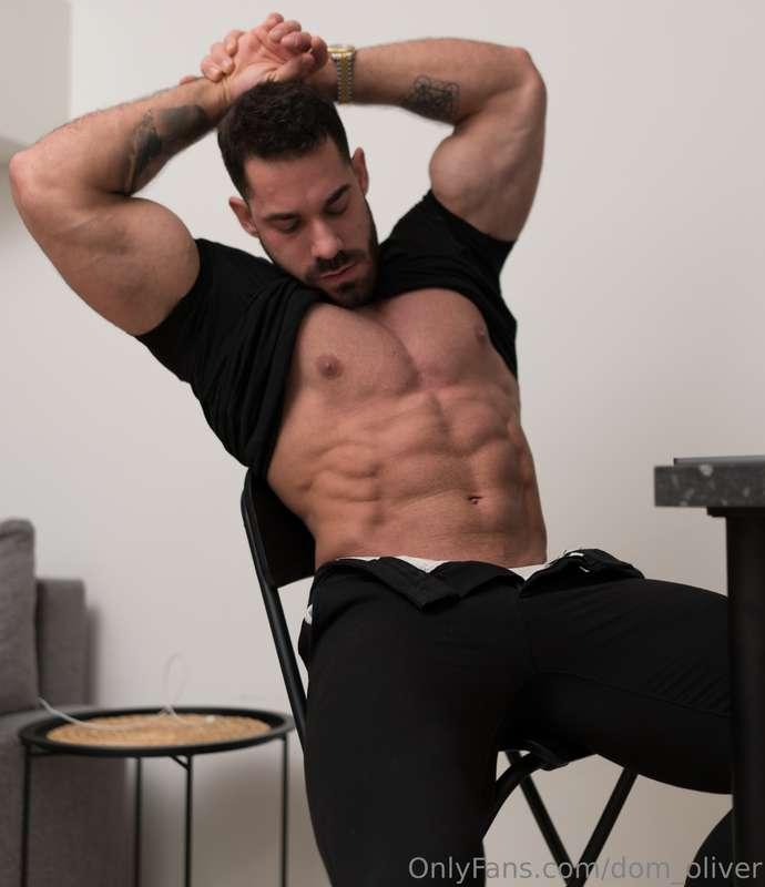 Pants unzipped, shirt pushed up… I know exactly what you’re ..