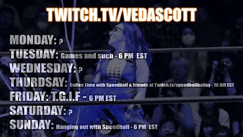 TWITCH SCHEDULE!