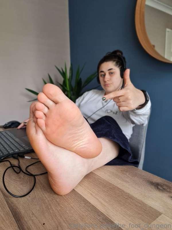 Can't you see I'm working? Well, if you're going to be annoy..