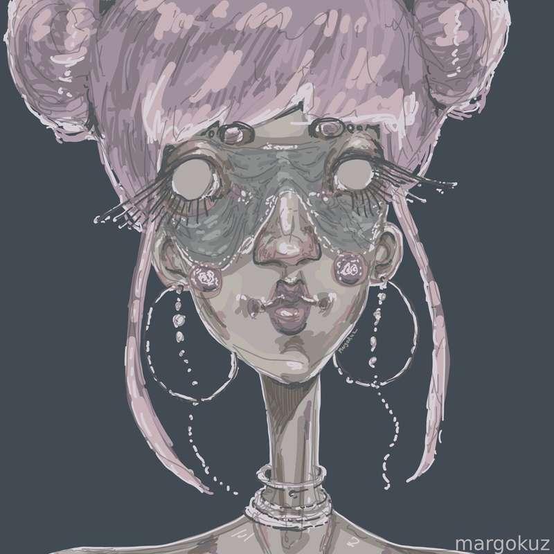 not self-portrait, just an illustration I recently drew 

#fyp #art #artist #drawing