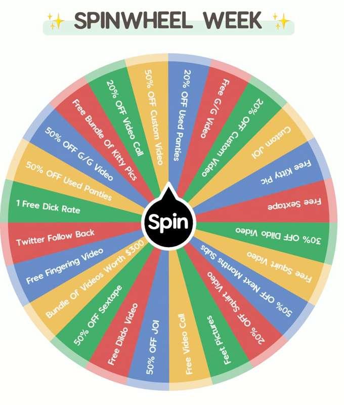 OFFER ENDED!!!!!! THIS IS AN ARCHIVE POST
🤩 ***NAUGHTY SPINW..