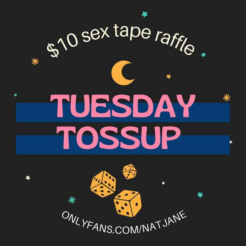 Doing a $10 sex tape raffle today! 💫 No entry fee, just doin..
