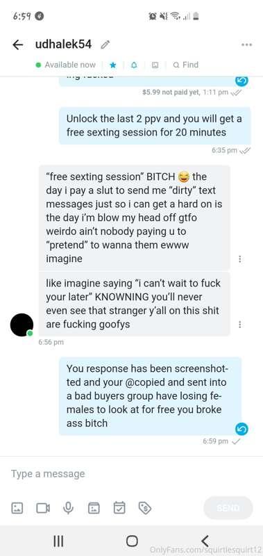 I will not have ANYONE TALK TO ME LIKE THIS ON HERE THIS GUY..