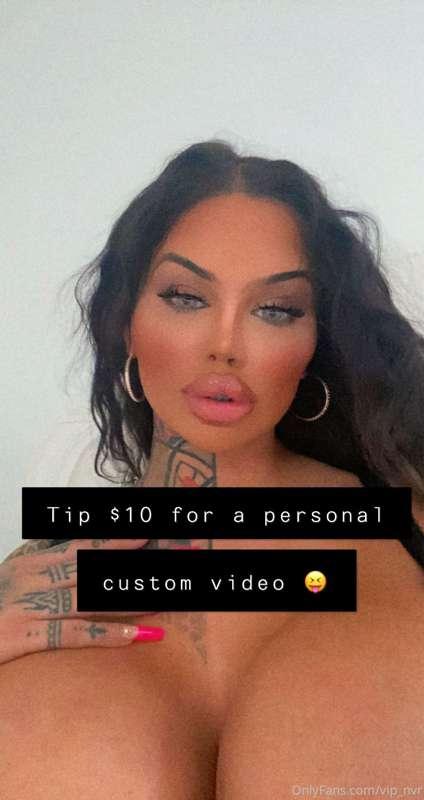Tip $10 for personal video 😛