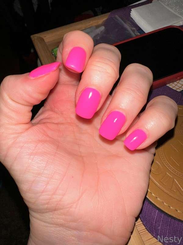 Pink nails 💅 Do you like it?