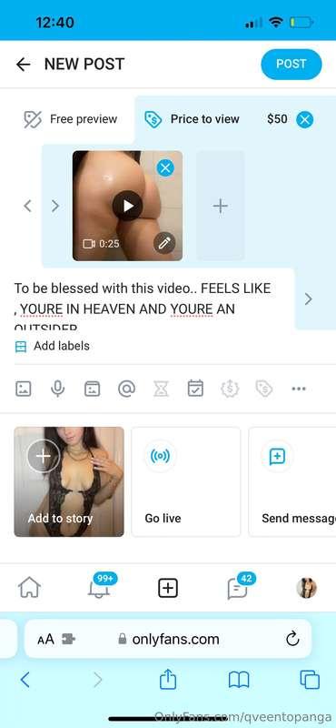 Posted the shower clip ❤️‍🔥