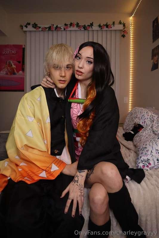 zenitsu and nezuko!!!