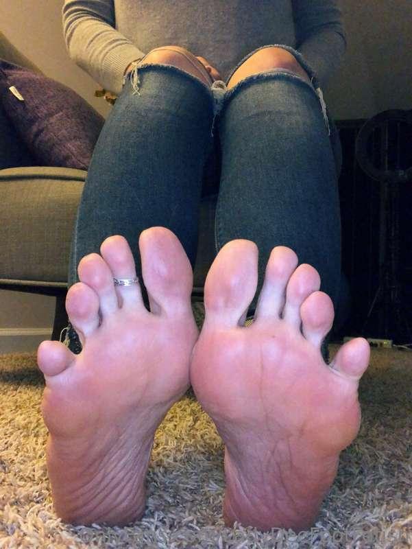 Are you thinking of tracing your tongue up and down my soles..