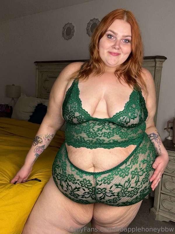 You like me in green don’t you?