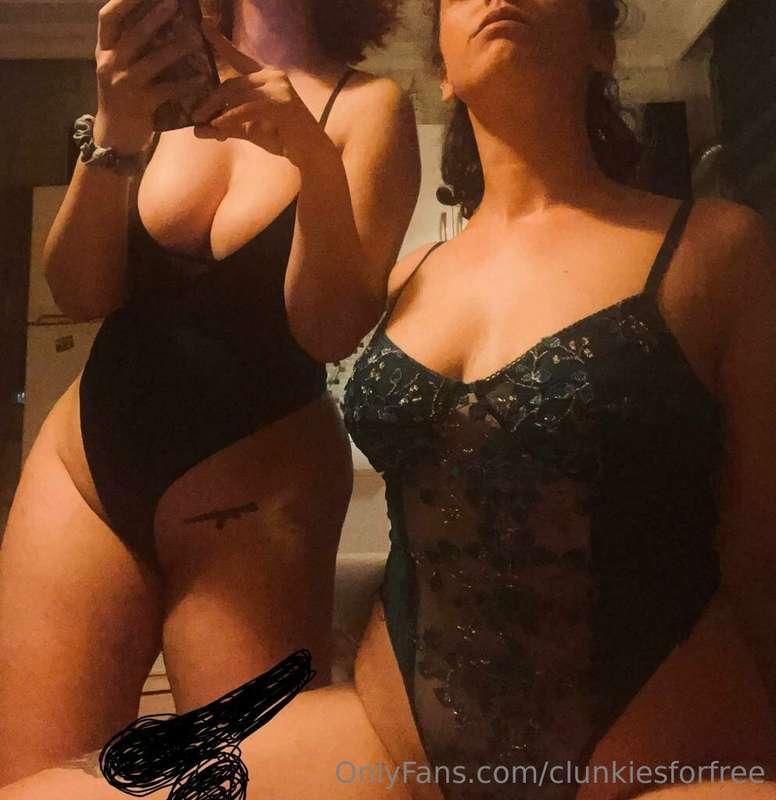 Hel's checking her phone list to pick who we want to fuck us..