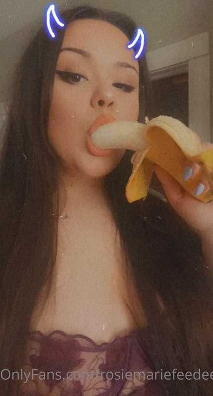 Why do I look so good eating a banana? 🤔 Huh… Any ideas?