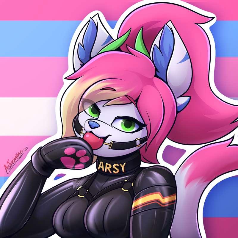 Proud latex kitty!