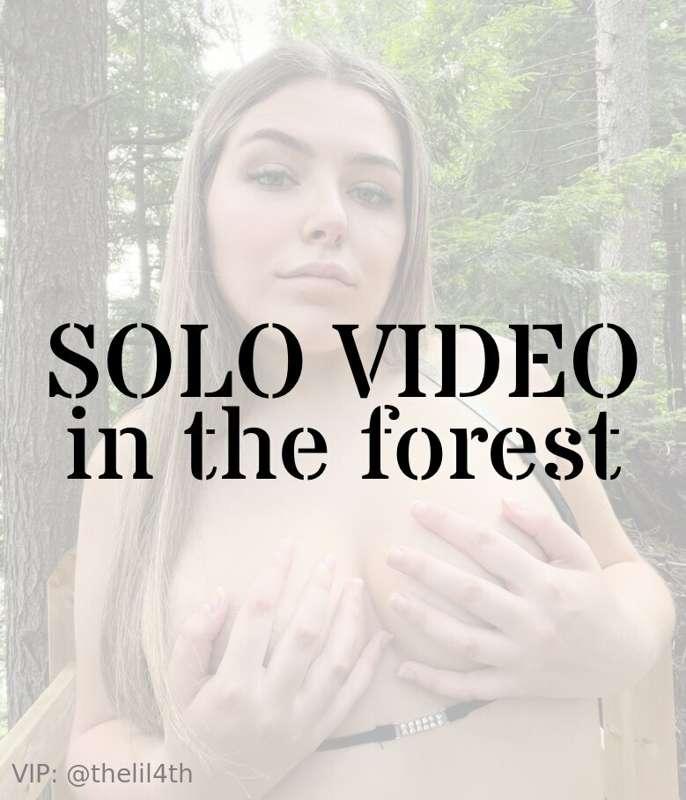 **I was taking a walk in the forest and I got horny... but I..