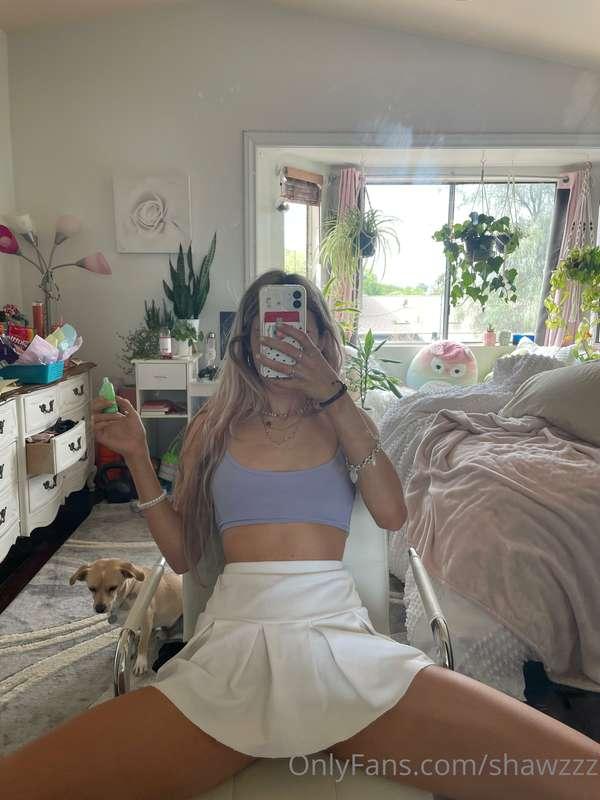 I’m not wearing any panties :)