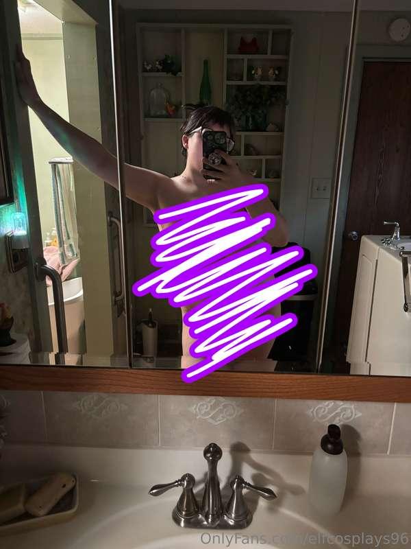 Took a few shots before my shower 😉😉