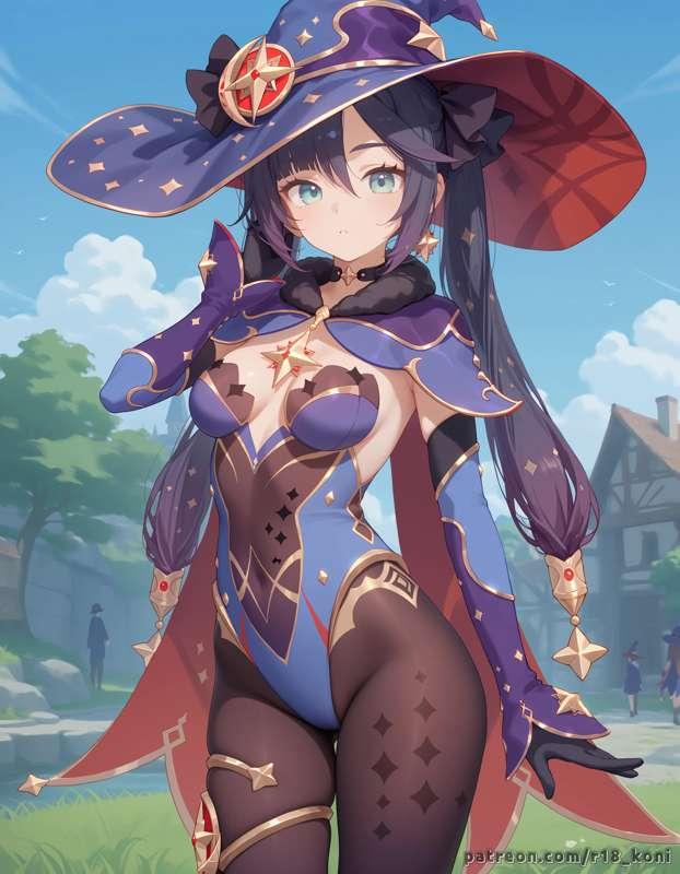 [R-18] Mona - Genshin Impact
