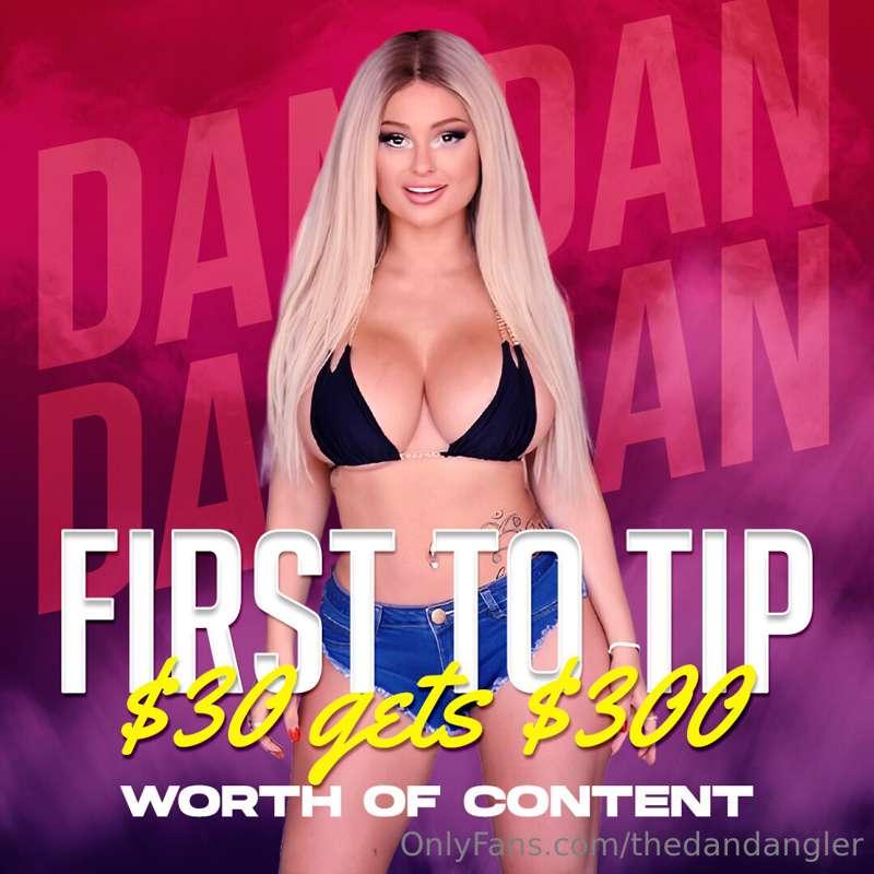 😇ACT FAST AND BE REWARDED😇  😍BE THE FIRST TO TIP $30 FOR $30..