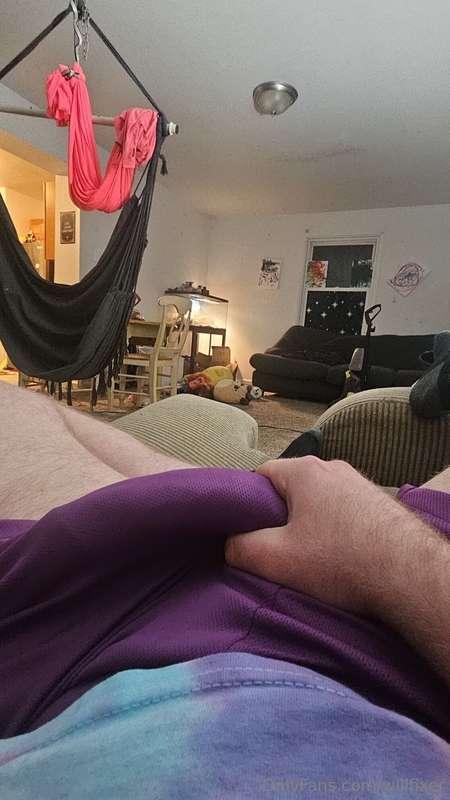 cock throbbing so hard that the veins are showing through th..