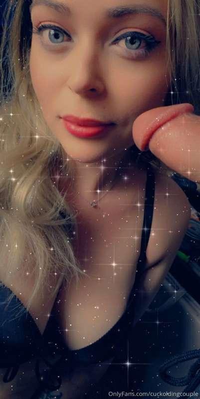 My one and only perfect cock making its way into my selfie(;..