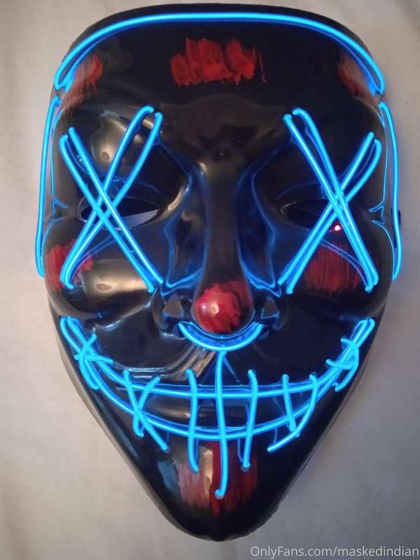 The man under the mask. No wait... The mask over the man. I ..
