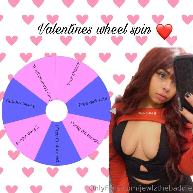 Cum spin the wheel babe💋
1 spin $15!
2 spins $25!
3 spins $3..