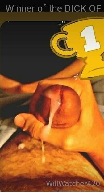 Wooo! Best Cumshot dick pic of the week! Thank you to the co..