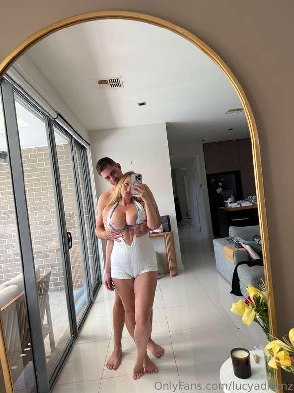 Would you get hard standing here like this with me? 😇 @lucya..