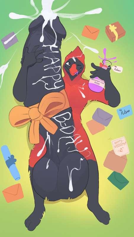 Pulsar Bday Art by BigCozyOrca and Freckles
