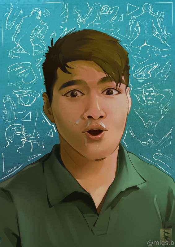 Digital art painting by Twitter artist @  HornyMangos 🎨  If ..
