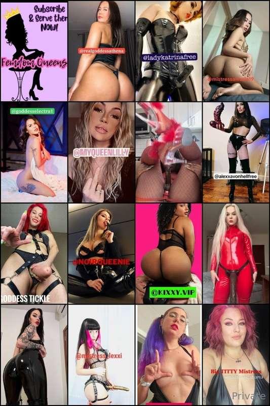😈 TOP FEMDOM QUEENS AWAIT YOU! SUB & SERVE THEM NOW! 😈 6h #a..