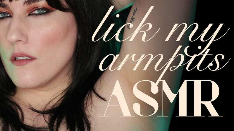 "Lick My Shaved Armpits ASMR" My armpits are shaved right no..