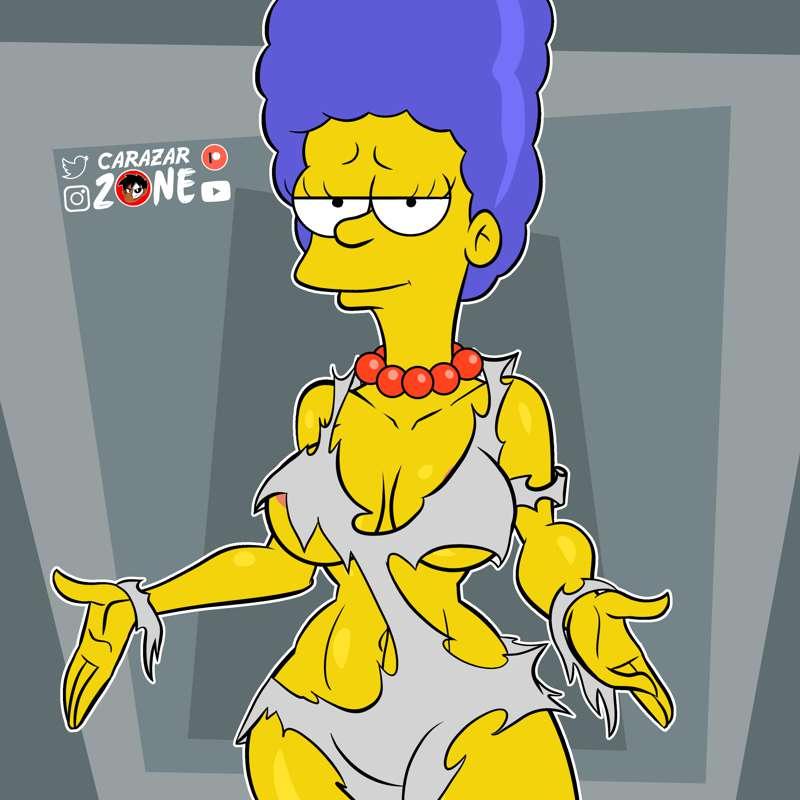 MARGE DENTRO DE BURNS!