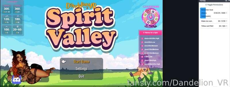 My friend got me a new game! Let's try it &gt;:3
https://fansly.com/live/Dandelion_VR

#fyp #livestream #lewdtuber 
