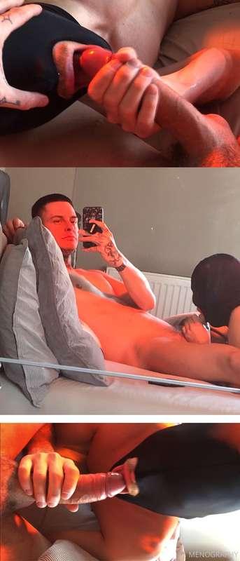 This hooded twink sure knows how to drain my pipe ... Click ..