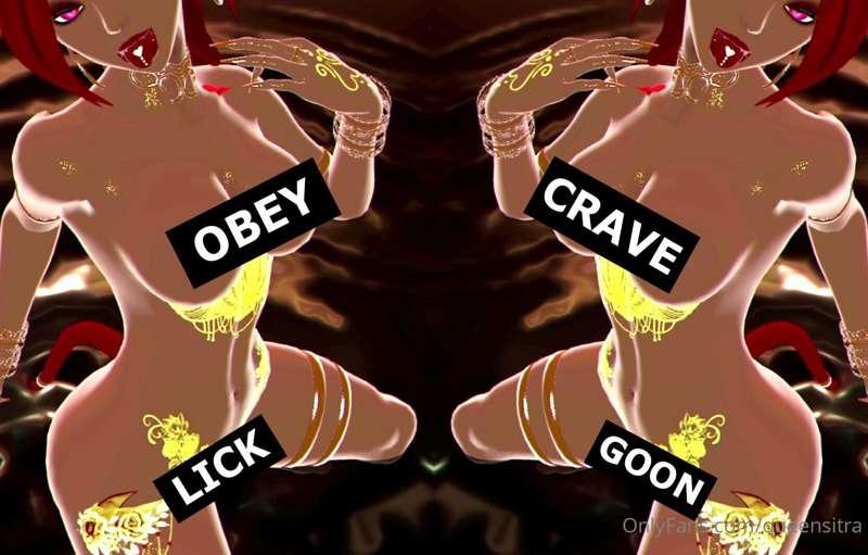 OBEY, CRAVE, LICK, GOON 💜
OBEY, CRAVE, LICK, GOON 💋
OBEY, CR..