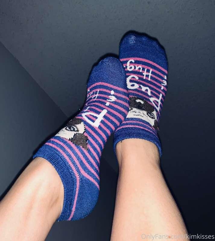 My purple and pink sock and panties