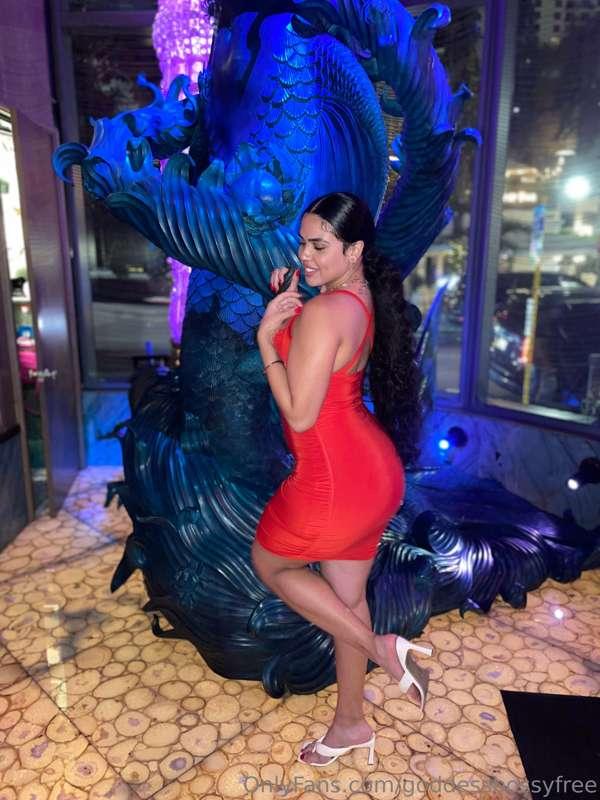 Do you like how red looks on me🫦?, love wearing this dress w..