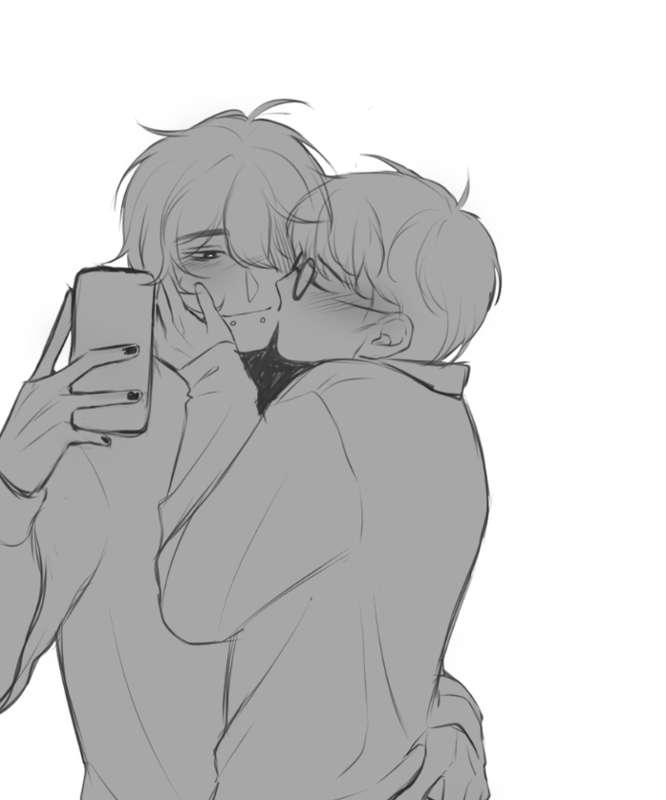 cute kiss