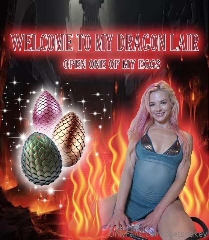 Welcome to my lair 😈🔥 Your reward for finding my dragon keep..