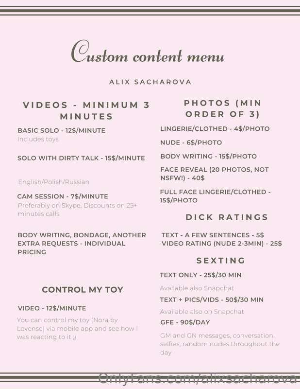 Hello! I have updated my menu with custom content and servic..