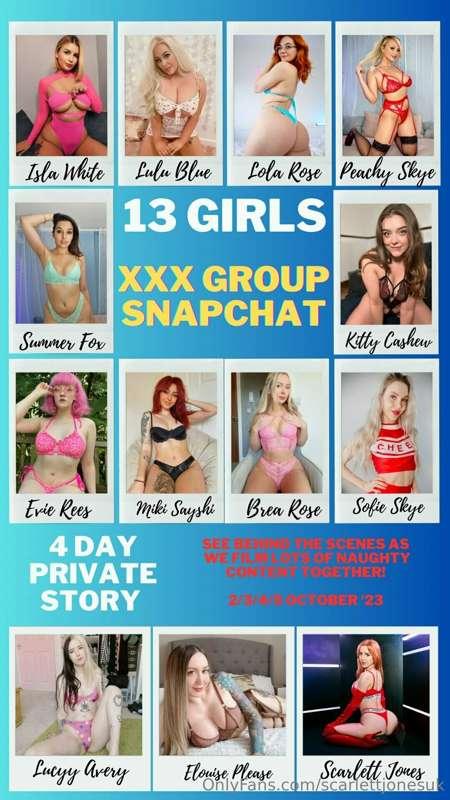 💛 13 GIRL SNAPCHAT ACCESS 💛

Wanna see what we get up to on ..