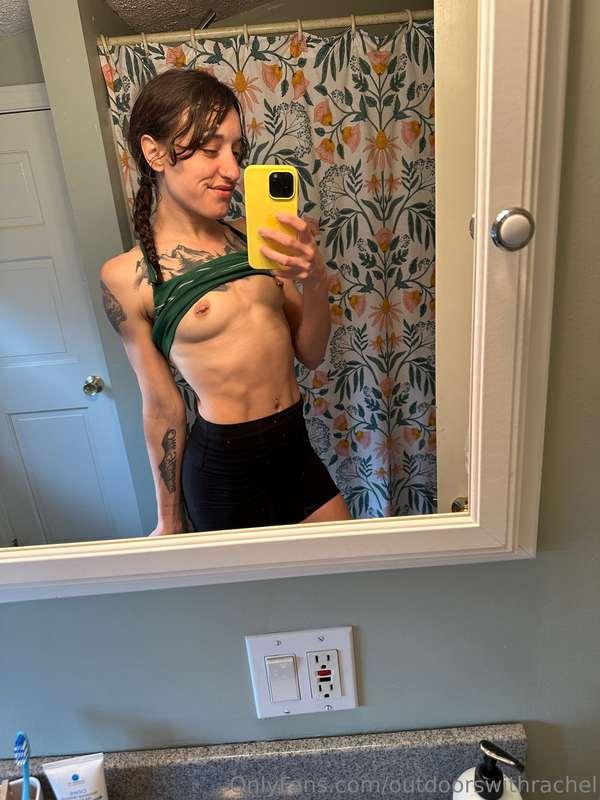Hot yoga was hot.