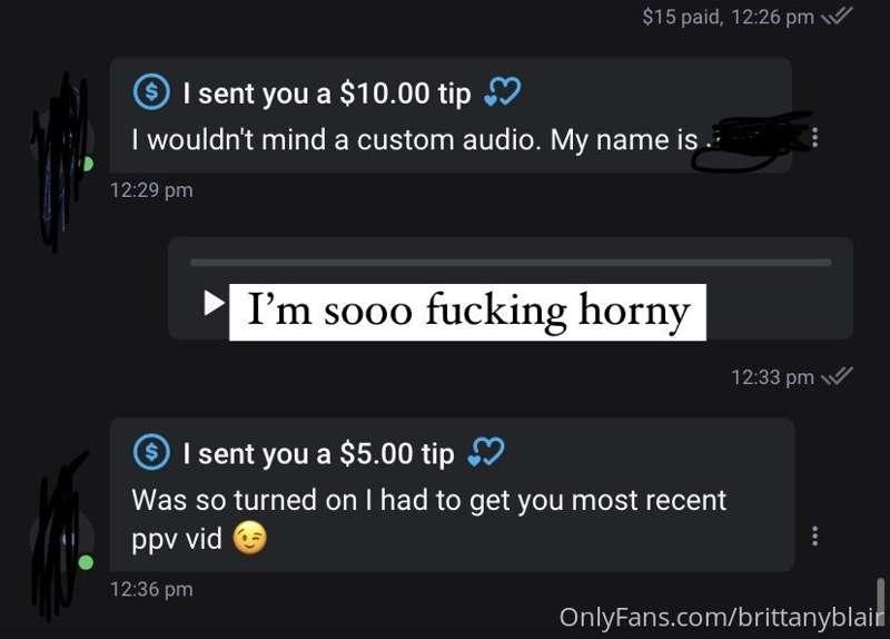 If you haven’t heard me when I’m horny yet you’re missing ou..