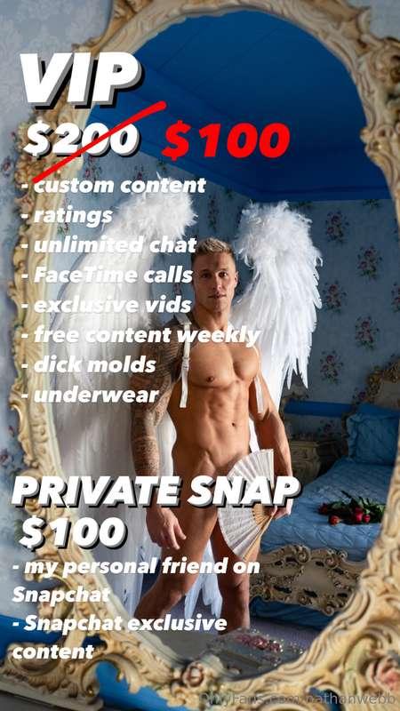 VIP’s just got a surprise in their DM’s today 😈 private snap..