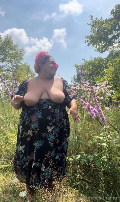 Just being a little fairy with my titties out