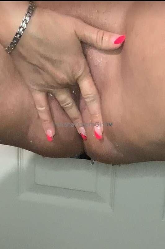 She is dripping wet!